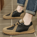 The Ruxton Leather Trainer - Black - 6