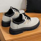 The Ryker Leather Lace - Up - Cream - 6
