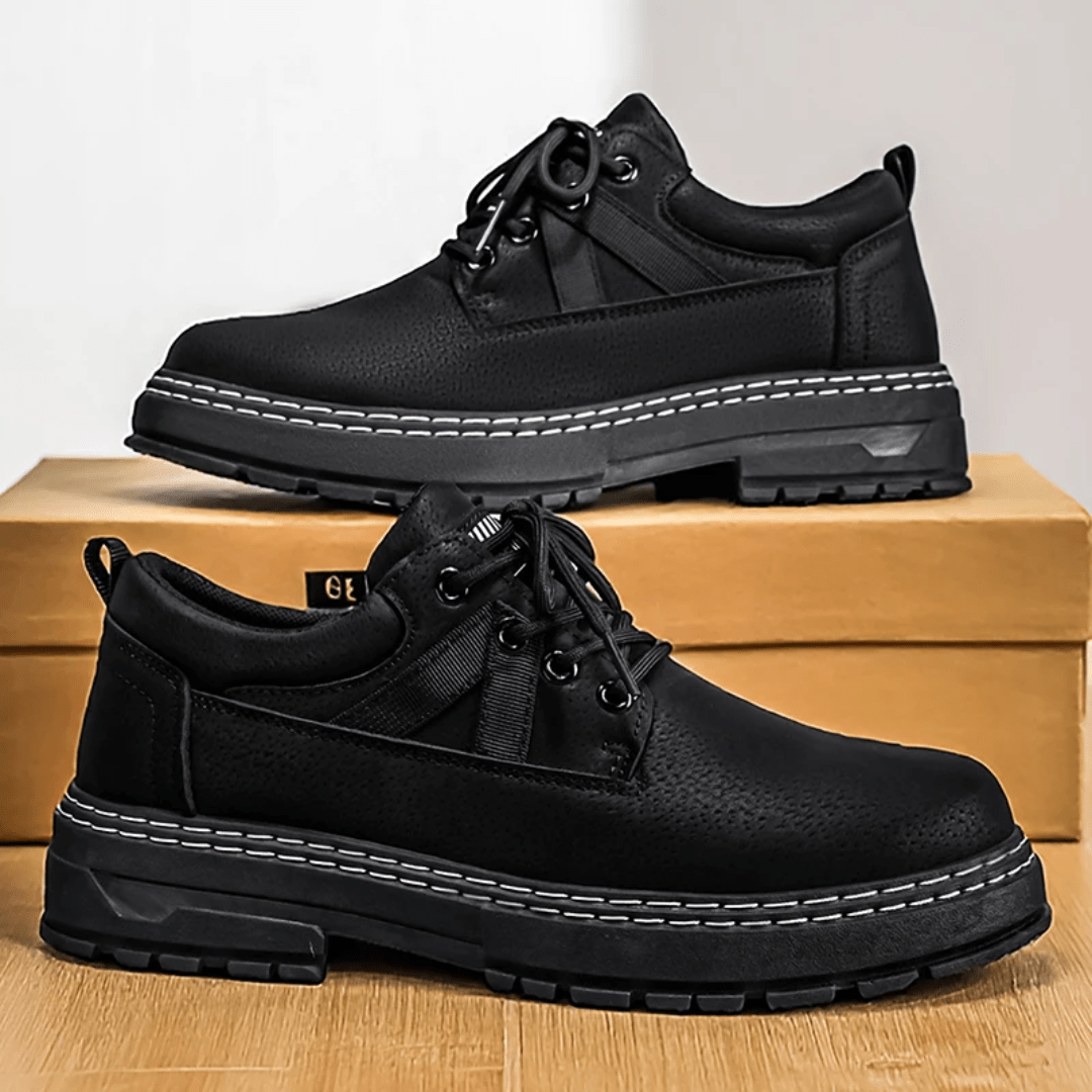 The Ryker Leather Lace - Up - Black - 6