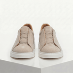 The Sinclair Suede Slip - On - Beige - 5.5