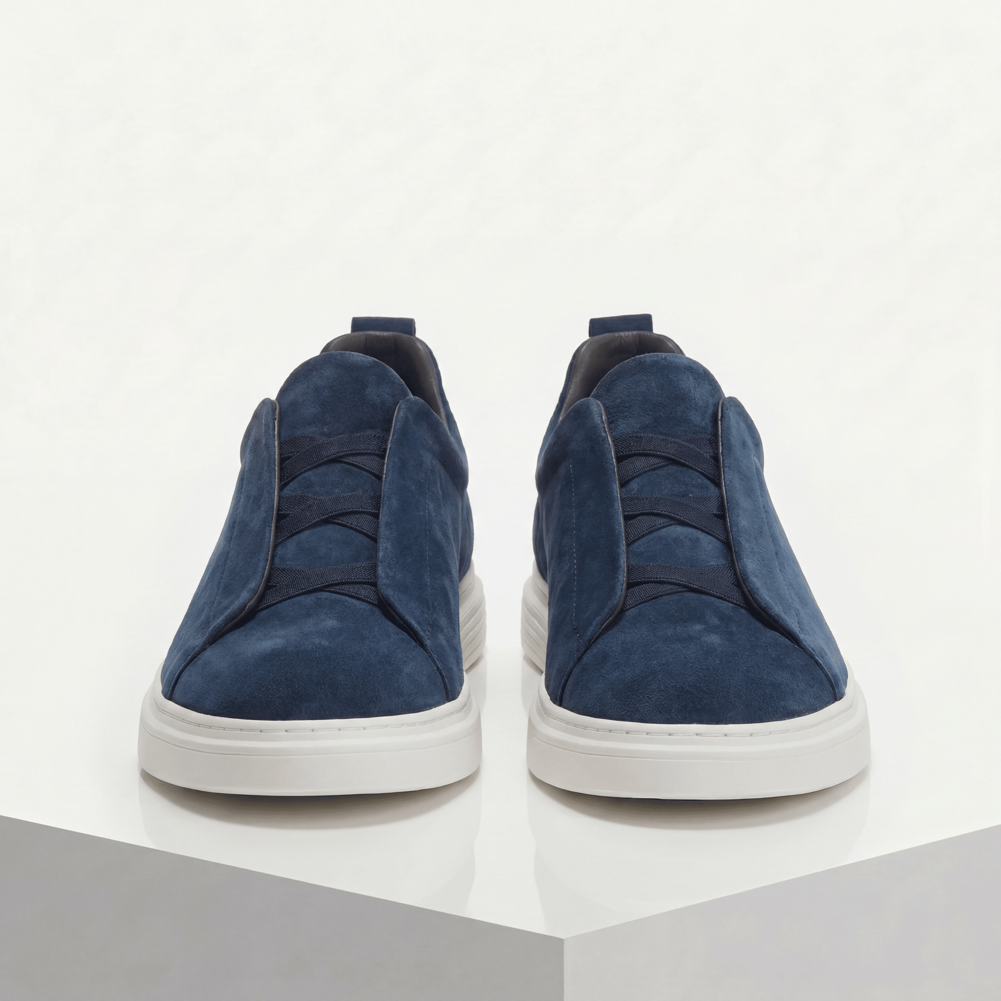 The Sinclair Suede Slip - On - Navy - 5.5
