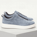 The Sinclair Suede Slip - On - Grey - 5.5