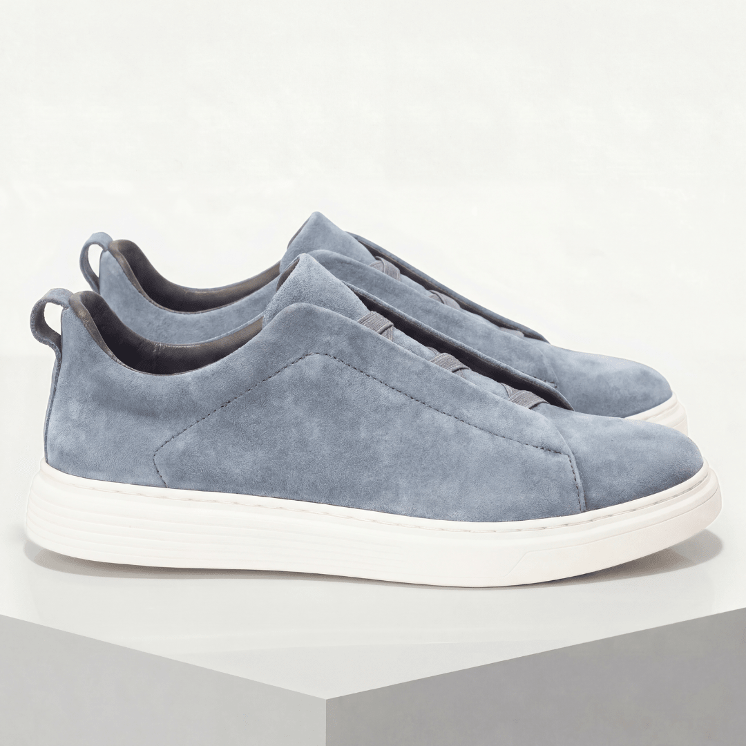 The Sinclair Suede Slip - On - Grey - 5.5
