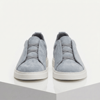 The Sinclair Suede Slip - On - Grey - 5.5