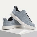 The Sinclair Suede Slip - On - Grey - 5.5