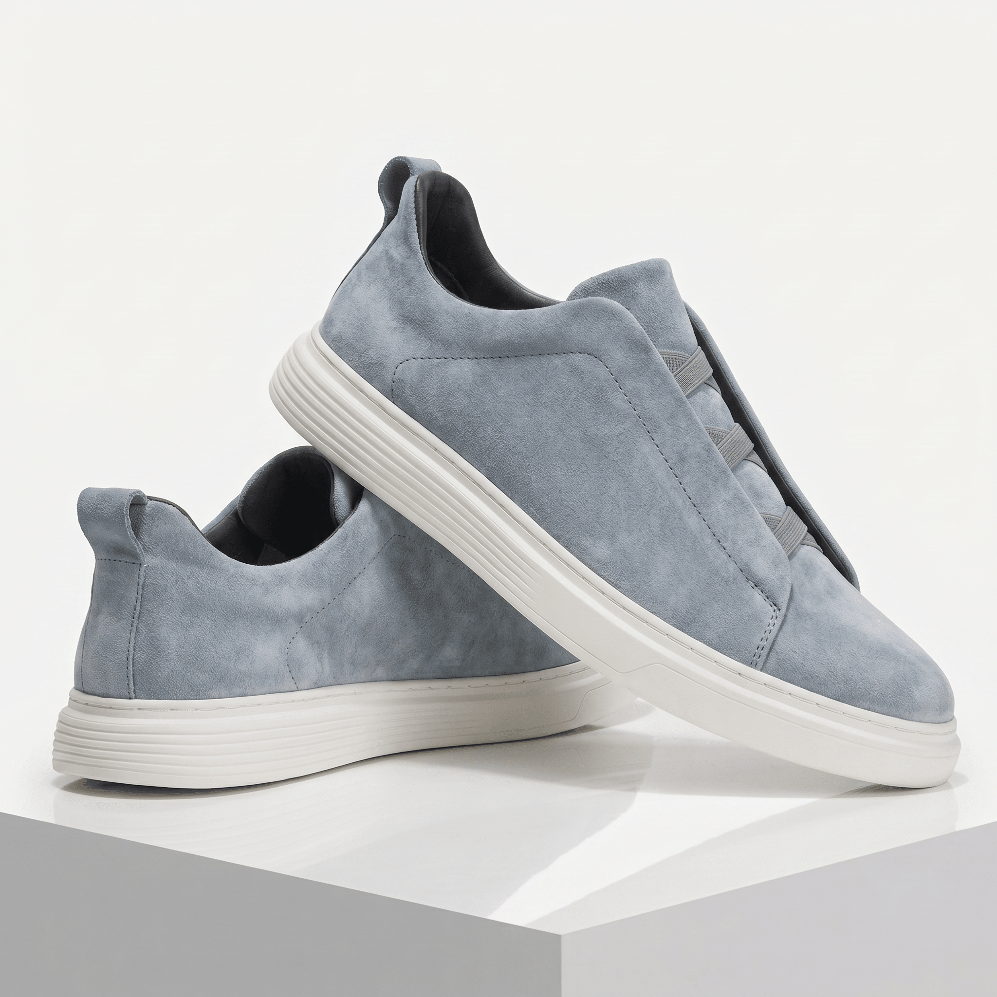 The Sinclair Suede Slip - On - Grey - 5.5