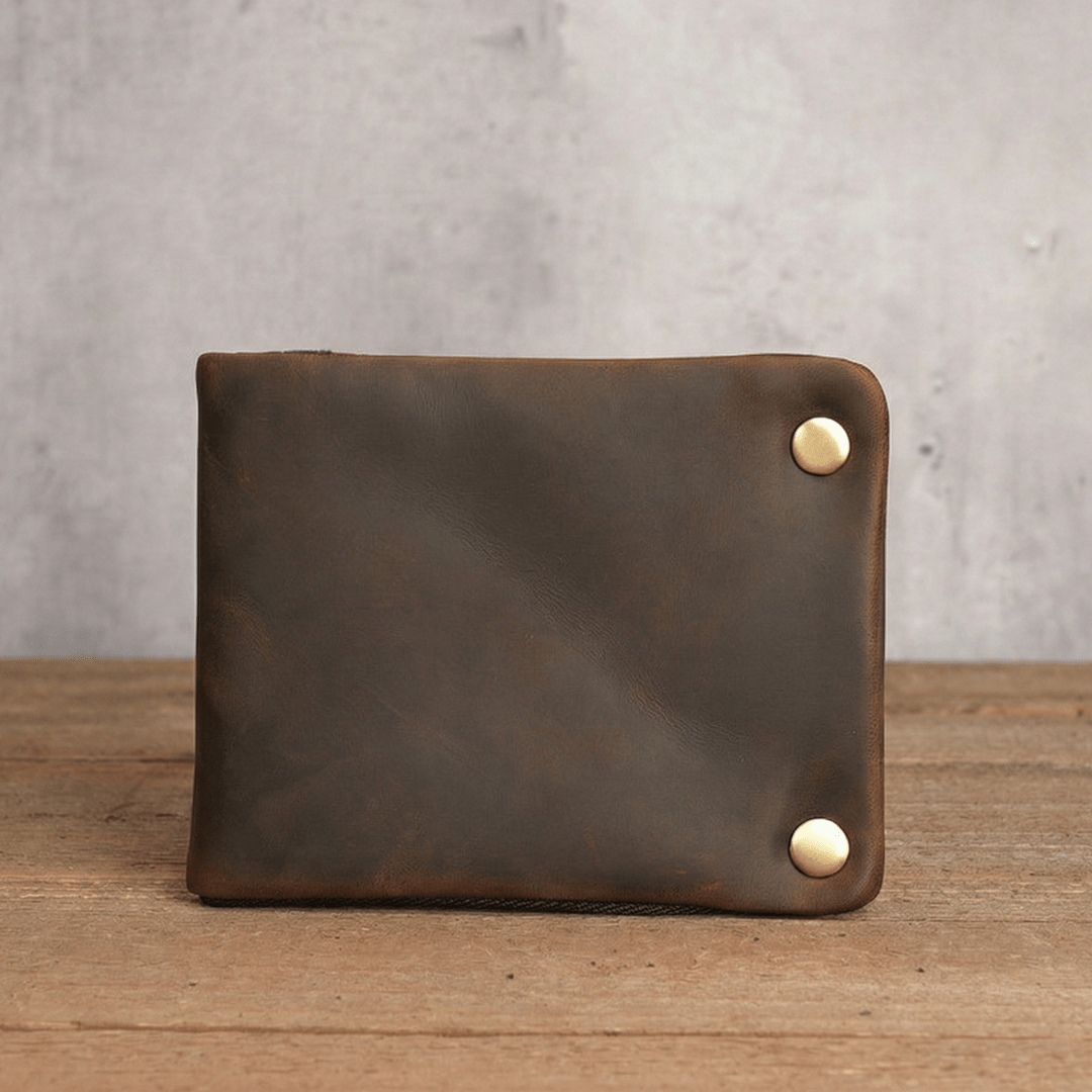 The Stonehide Foreman Leather Bifold - Greyson Vale