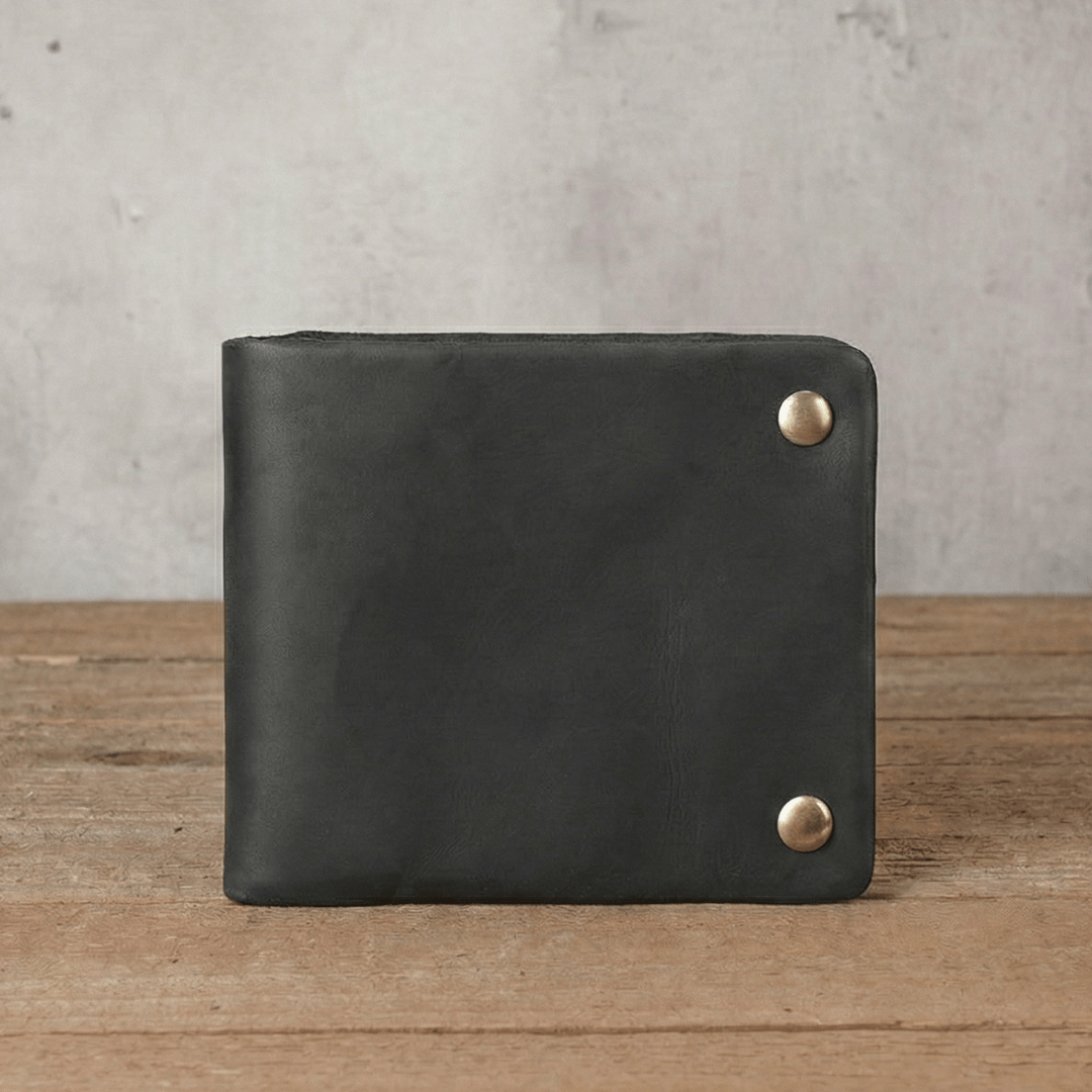 The Stonehide Foreman Leather Bifold - Greyson Vale