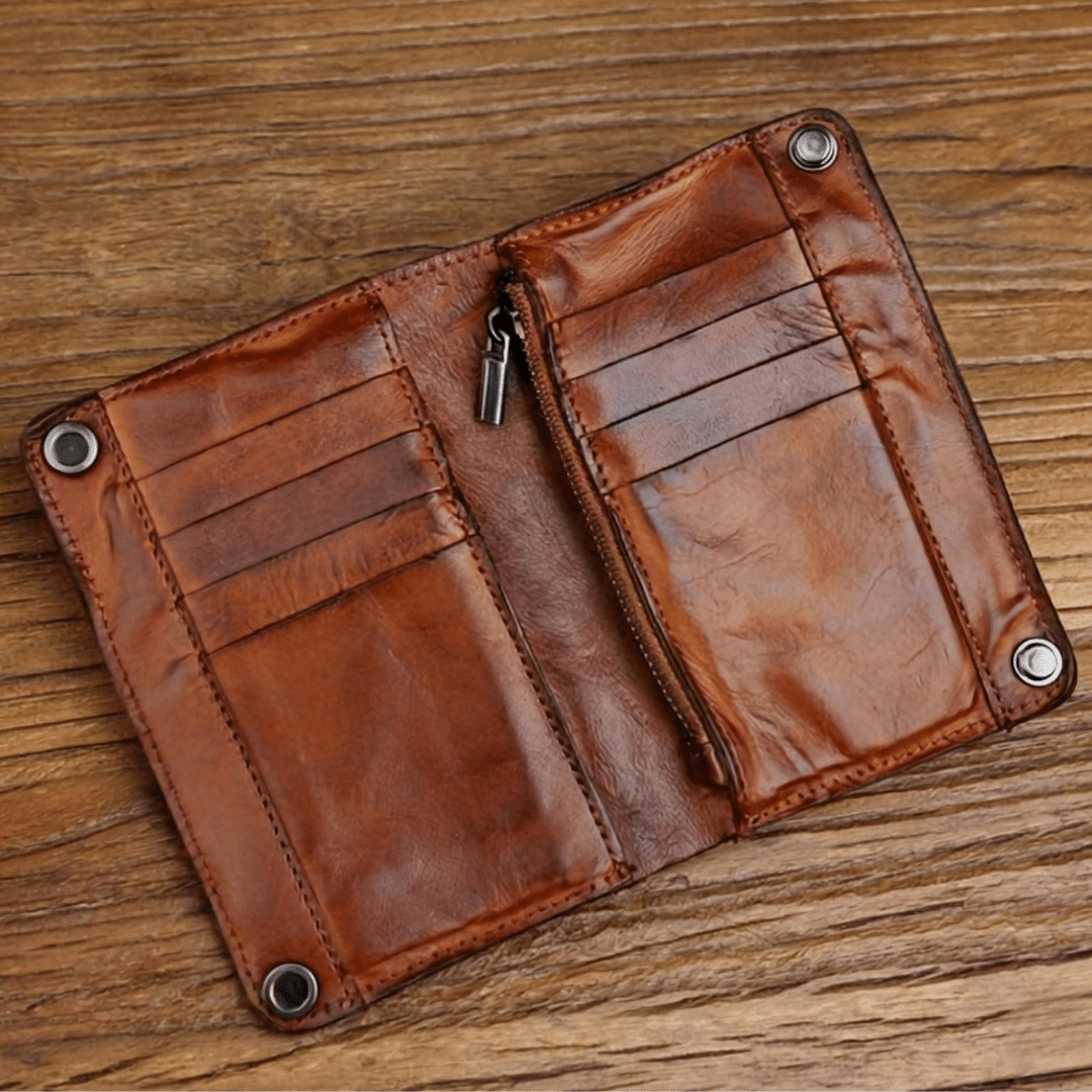The Stonehide Leather Bifold - Greyson Vale