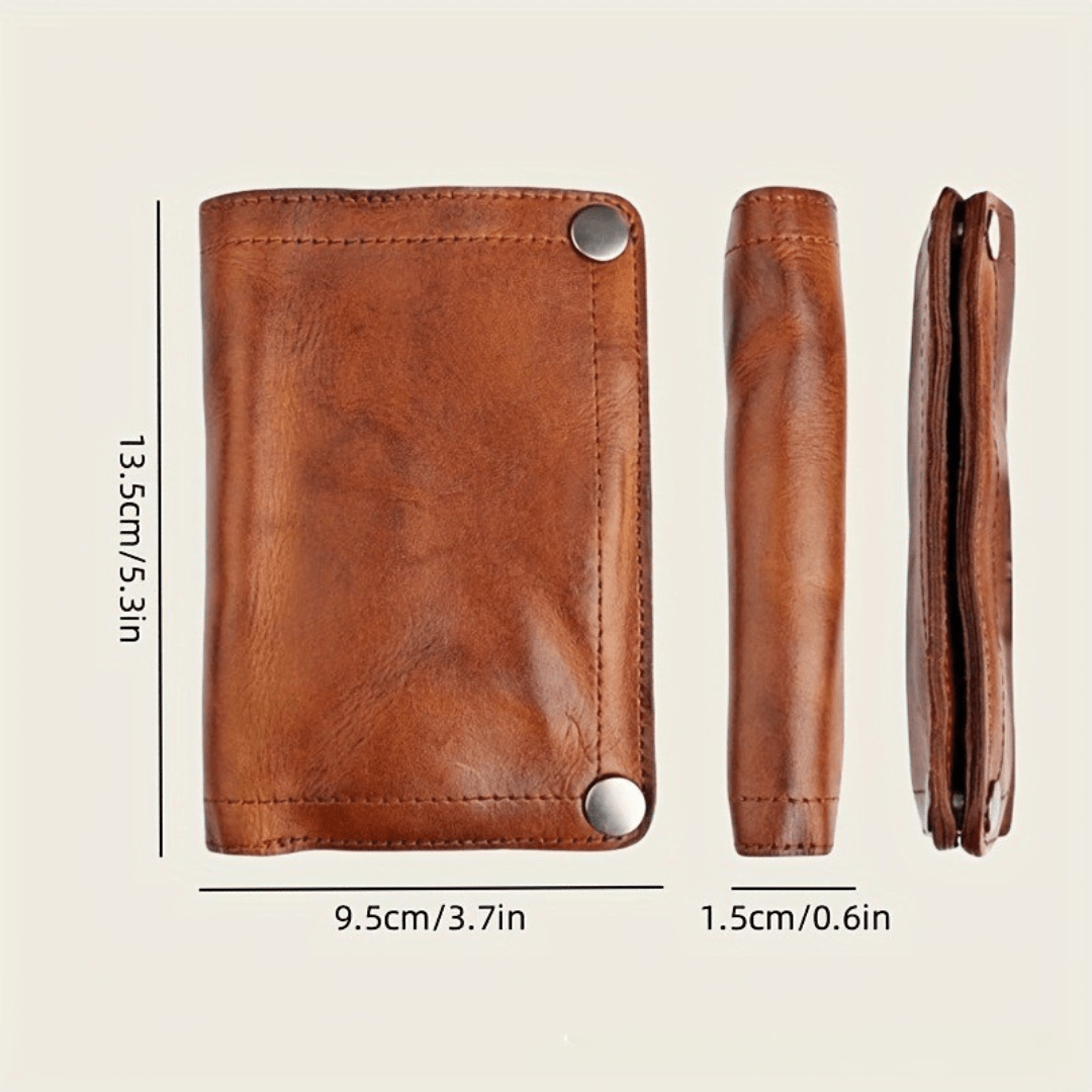 The Stonehide Leather Bifold - Greyson Vale