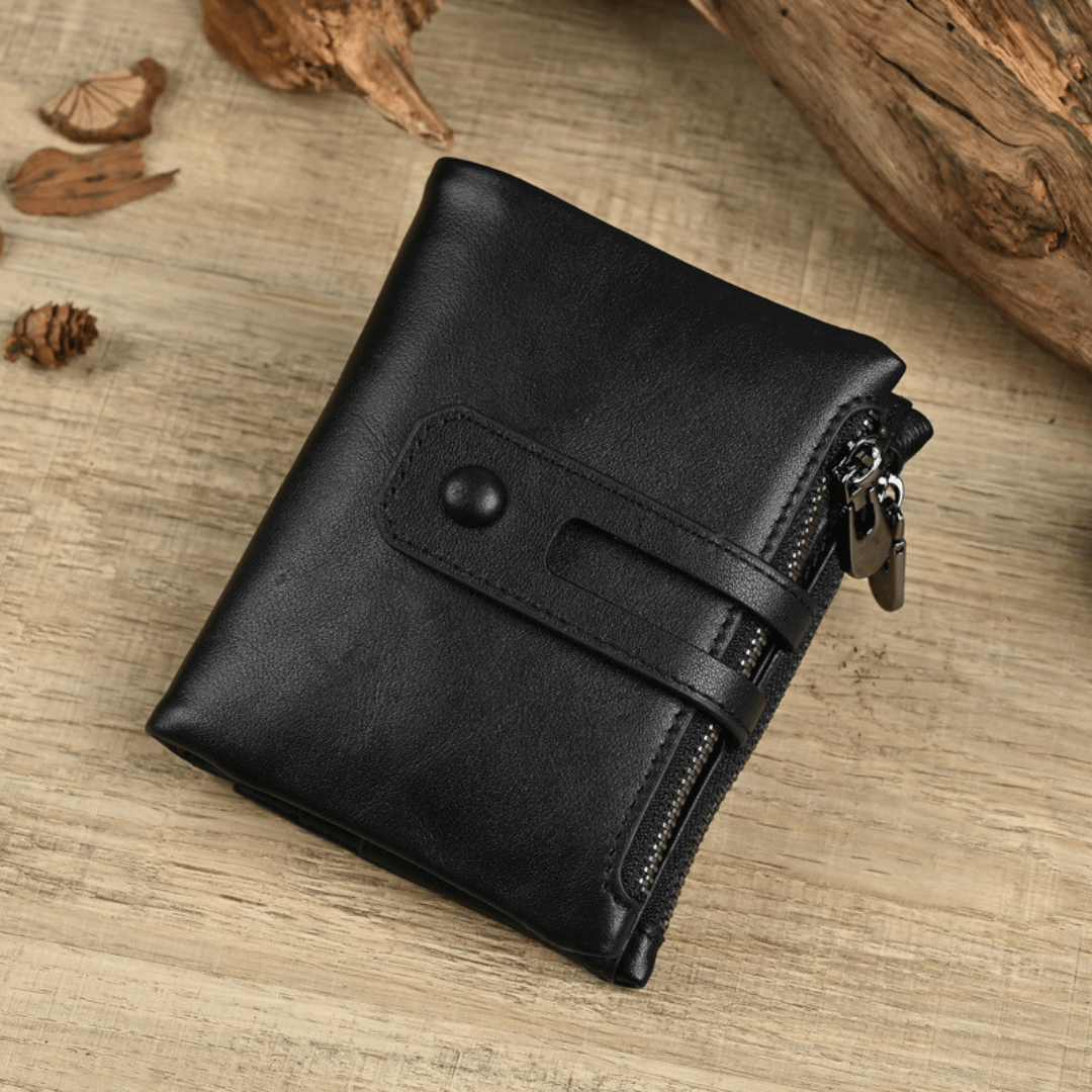 The Stonehide Leather Utility Wallet - Greyson Vale