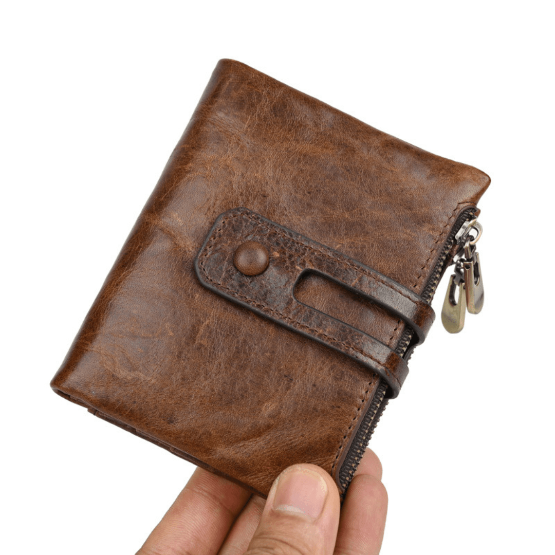 The Stonehide Leather Utility Wallet - Greyson Vale