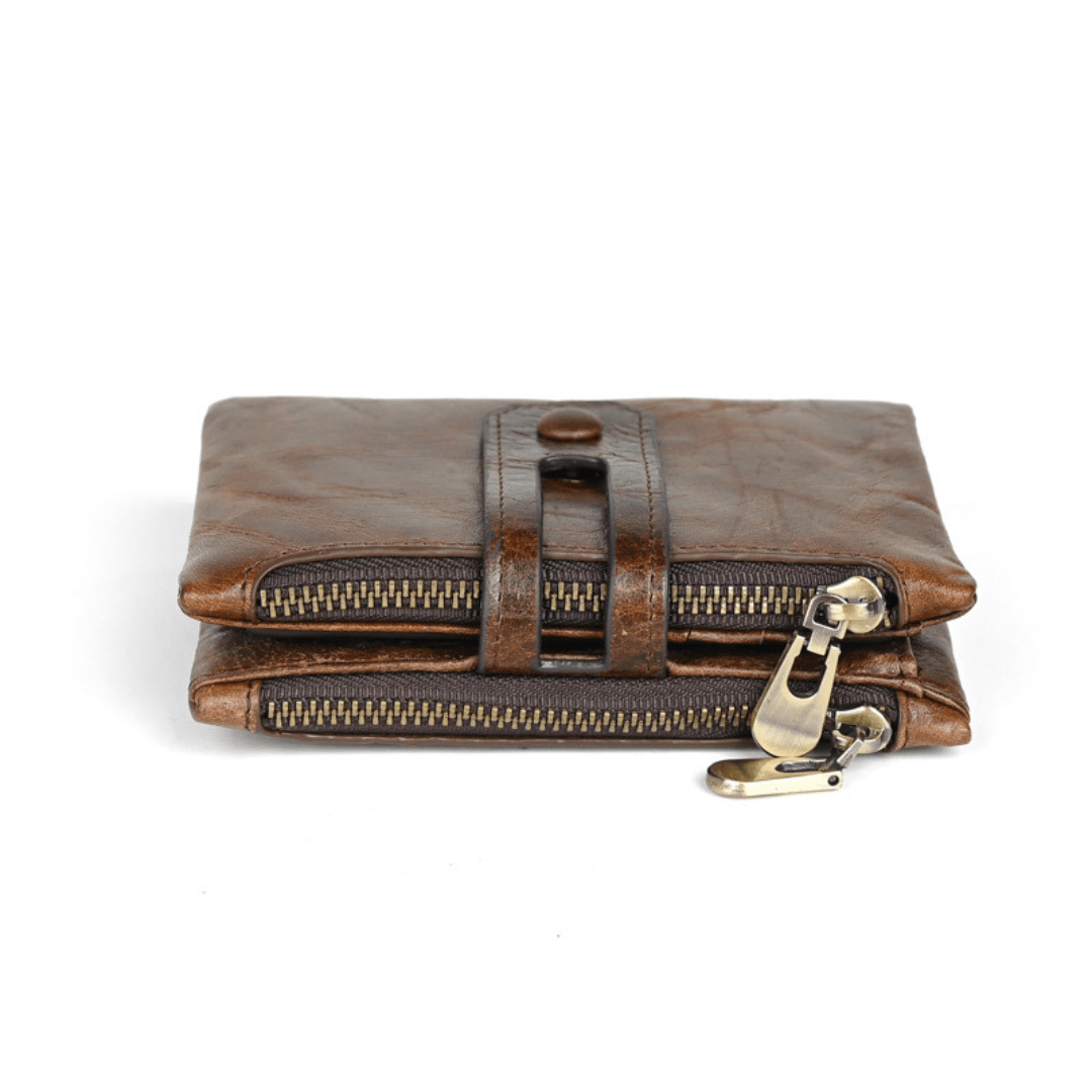 The Stonehide Leather Utility Wallet - Greyson Vale