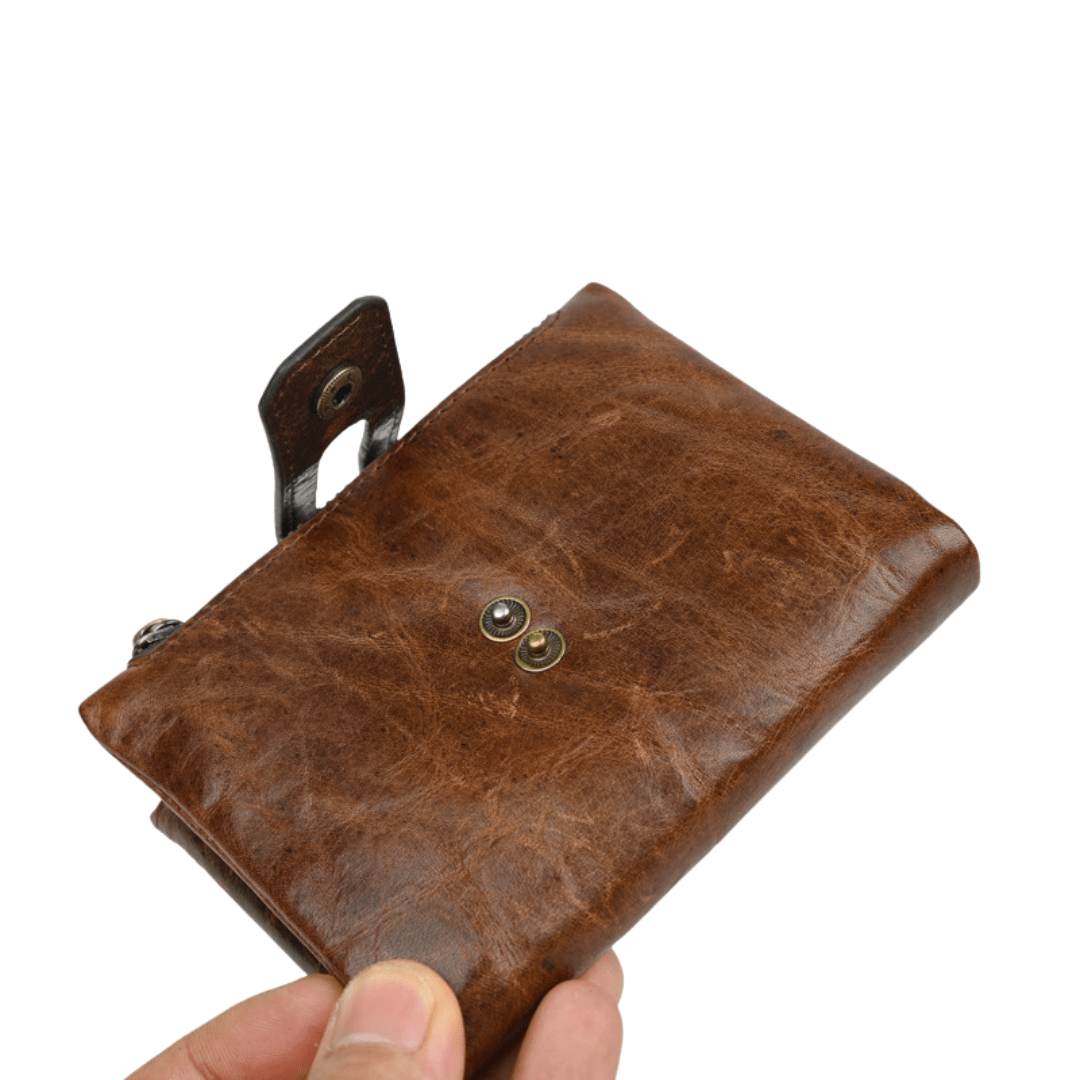 The Stonehide Leather Utility Wallet - Greyson Vale