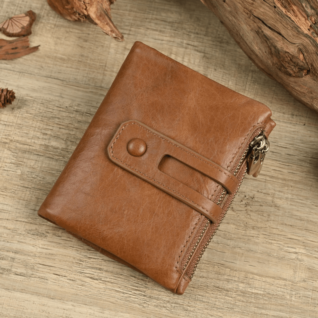 The Stonehide Leather Utility Wallet - Greyson Vale