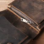 The Stonehide Raw Leather Snap - Greyson Vale