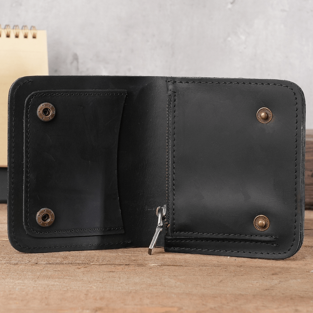 The Stonehide Raw Leather Snap - Greyson Vale