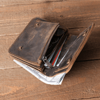 The Stonehide Raw Leather Snap - Greyson Vale