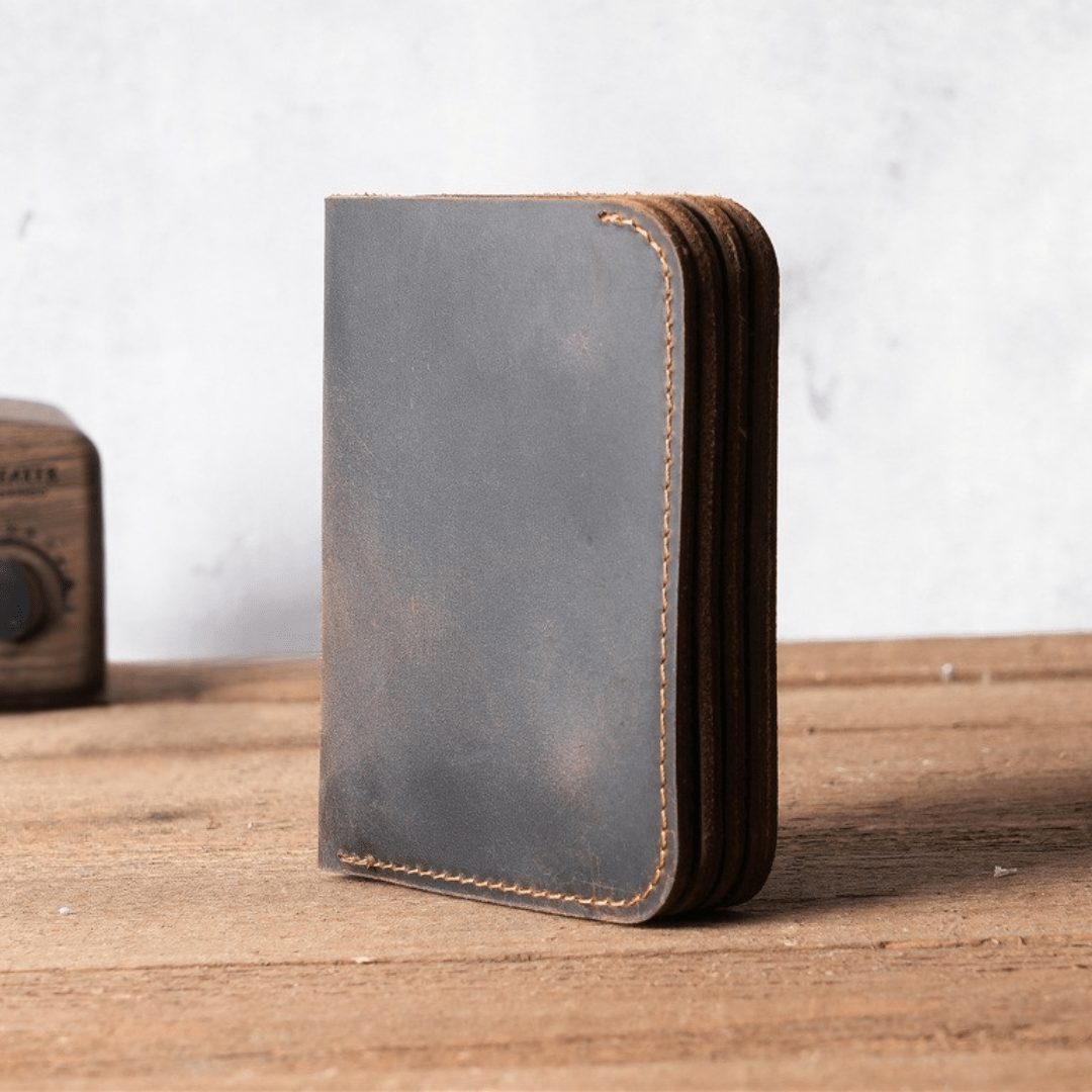 The Stonehide Raw Leather Snap - Greyson Vale