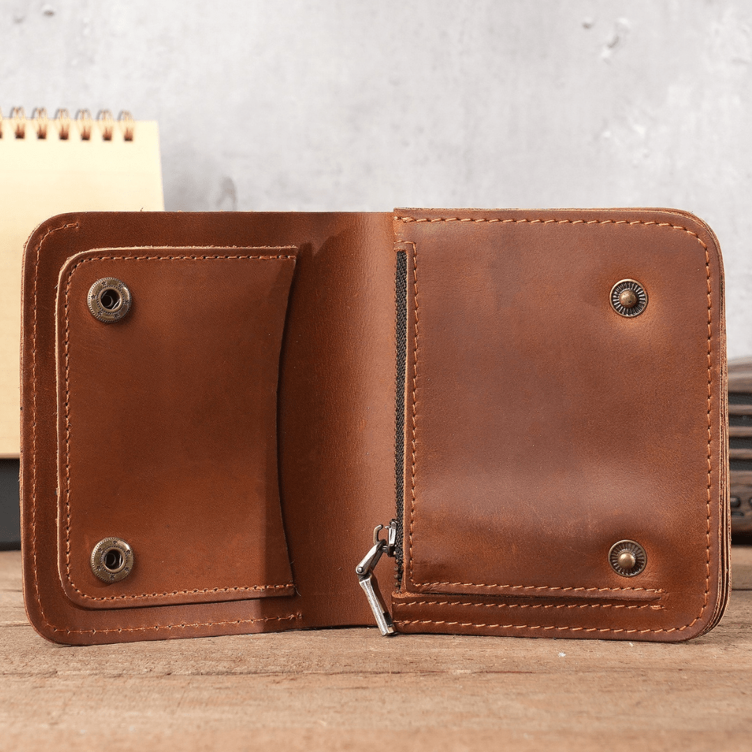 The Stonehide Raw Leather Snap - Greyson Vale