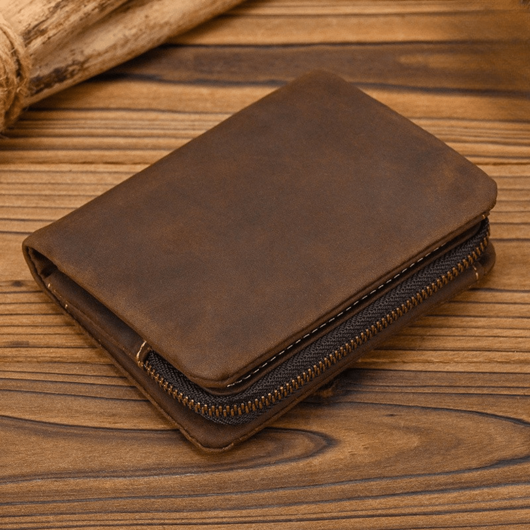 The Stonehide Switchback Leather Wallet - Greyson Vale