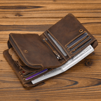 The Stonehide Switchback Leather Wallet - Greyson Vale