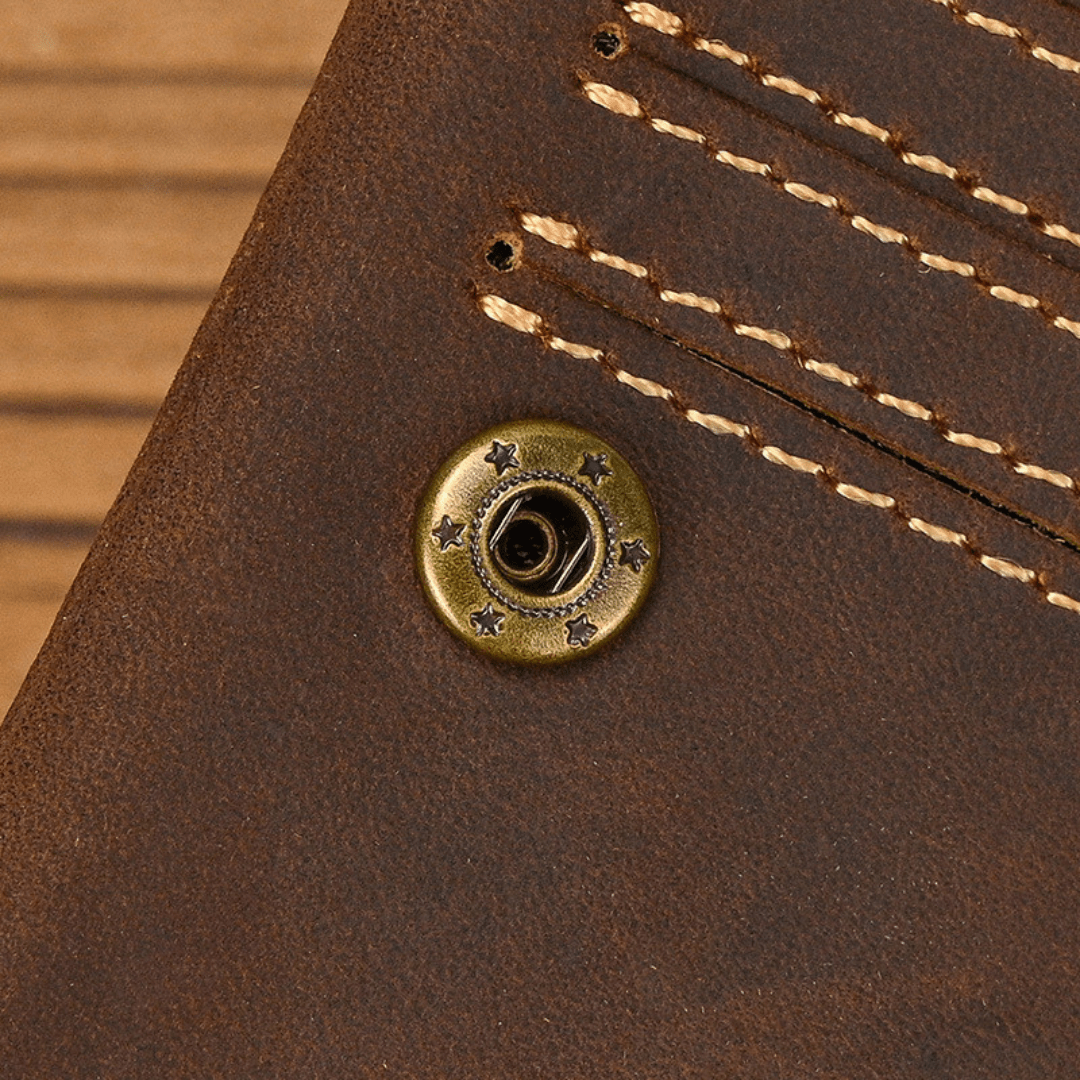 The Stonehide Switchback Leather Wallet - Greyson Vale