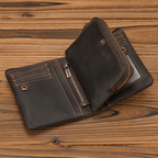 The Stonehide Switchback Leather Wallet - Greyson Vale