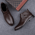The Stratford Leather Boot - Greyson Vale