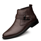 The Stratford Leather Boot - Greyson Vale