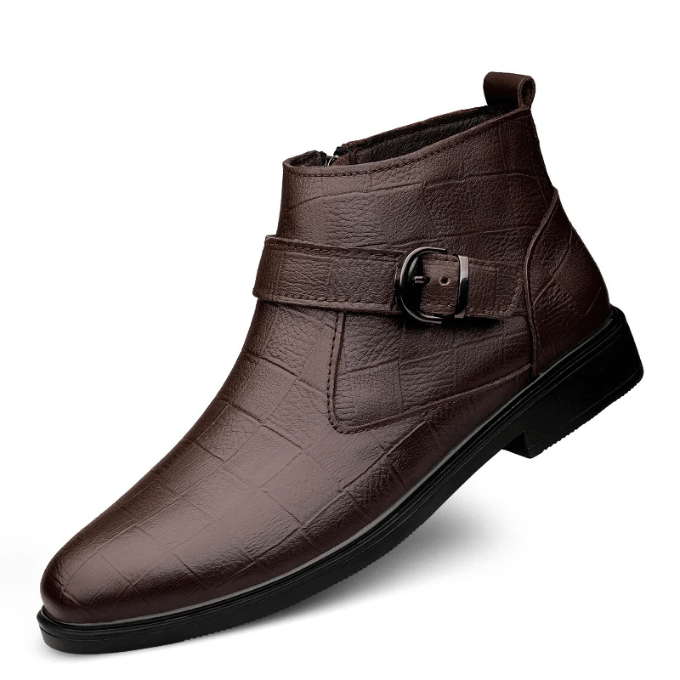 The Stratford Leather Boot - Greyson Vale
