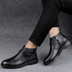 The Stratford Leather Boot - Greyson Vale