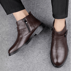 The Stratford Leather Boot - Greyson Vale