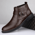 The Stratford Leather Boot - Greyson Vale