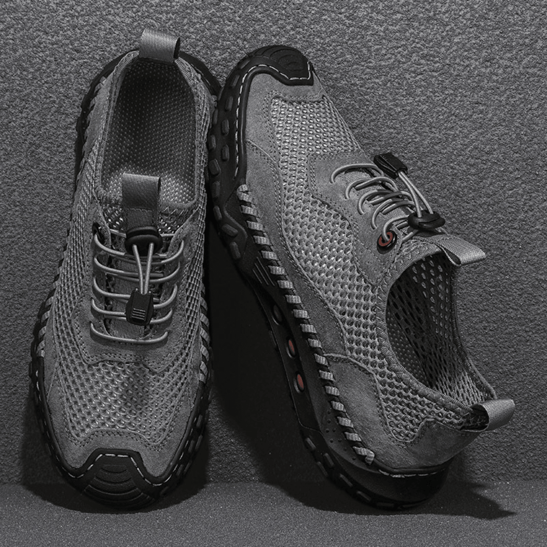 The Wayward Leather Hiker - Grey - 5.5