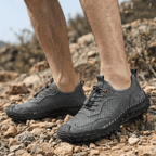 The Wayward Leather Hiker - Grey - 5.5
