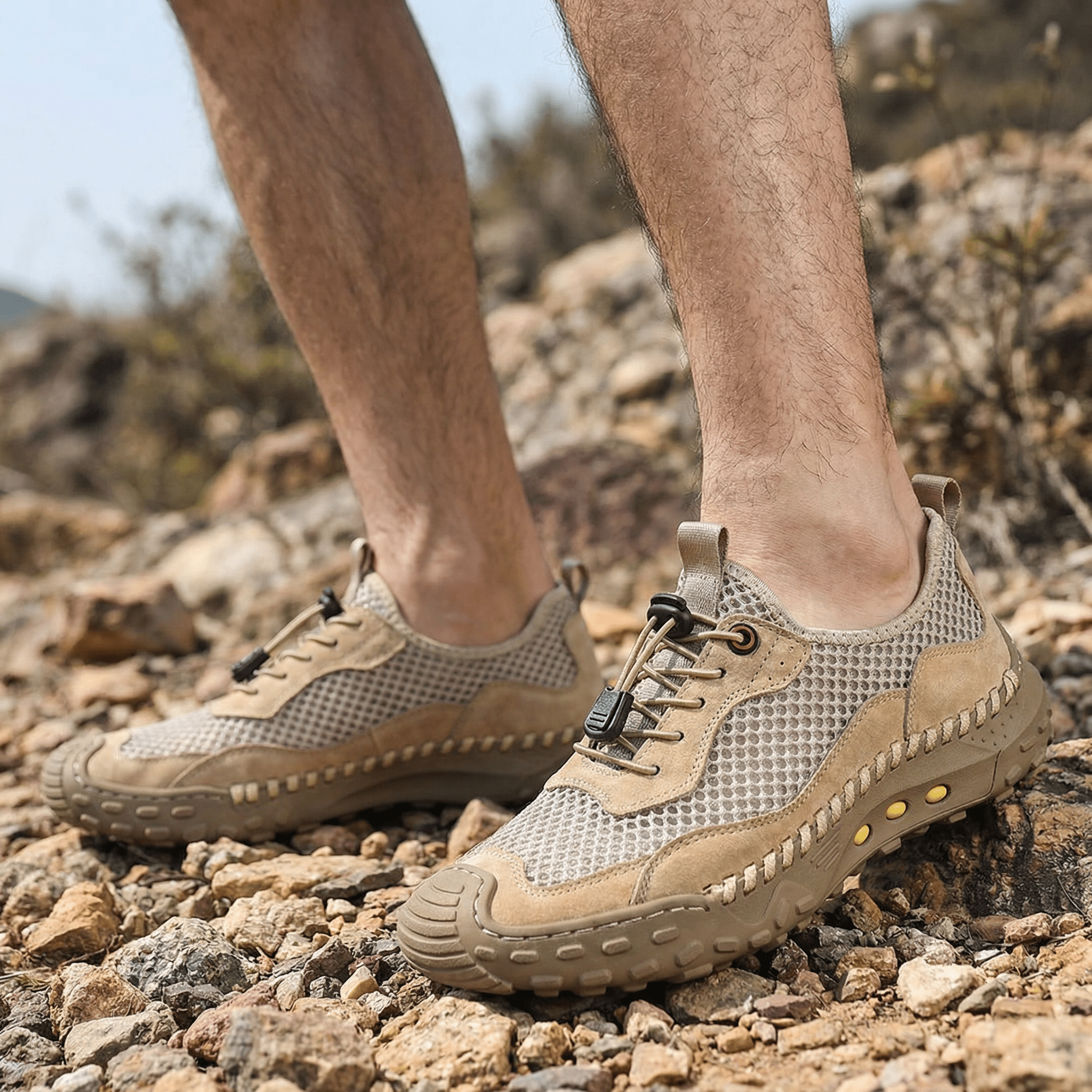 The Wayward Leather Hiker - Khaki - 5.5