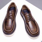 The Weston Leather Moc - Toe - Brown - 5.5