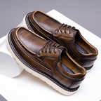 The Weston Leather Moc - Toe - Brown - 5.5