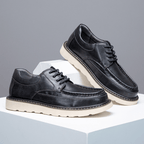 The Weston Leather Moc - Toe - Grey - 5.5