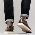 The Weston Leather Moc - Toe - Brown - 5.5