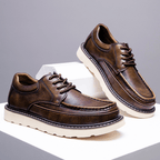 The Weston Leather Moc - Toe - Brown - 5.5