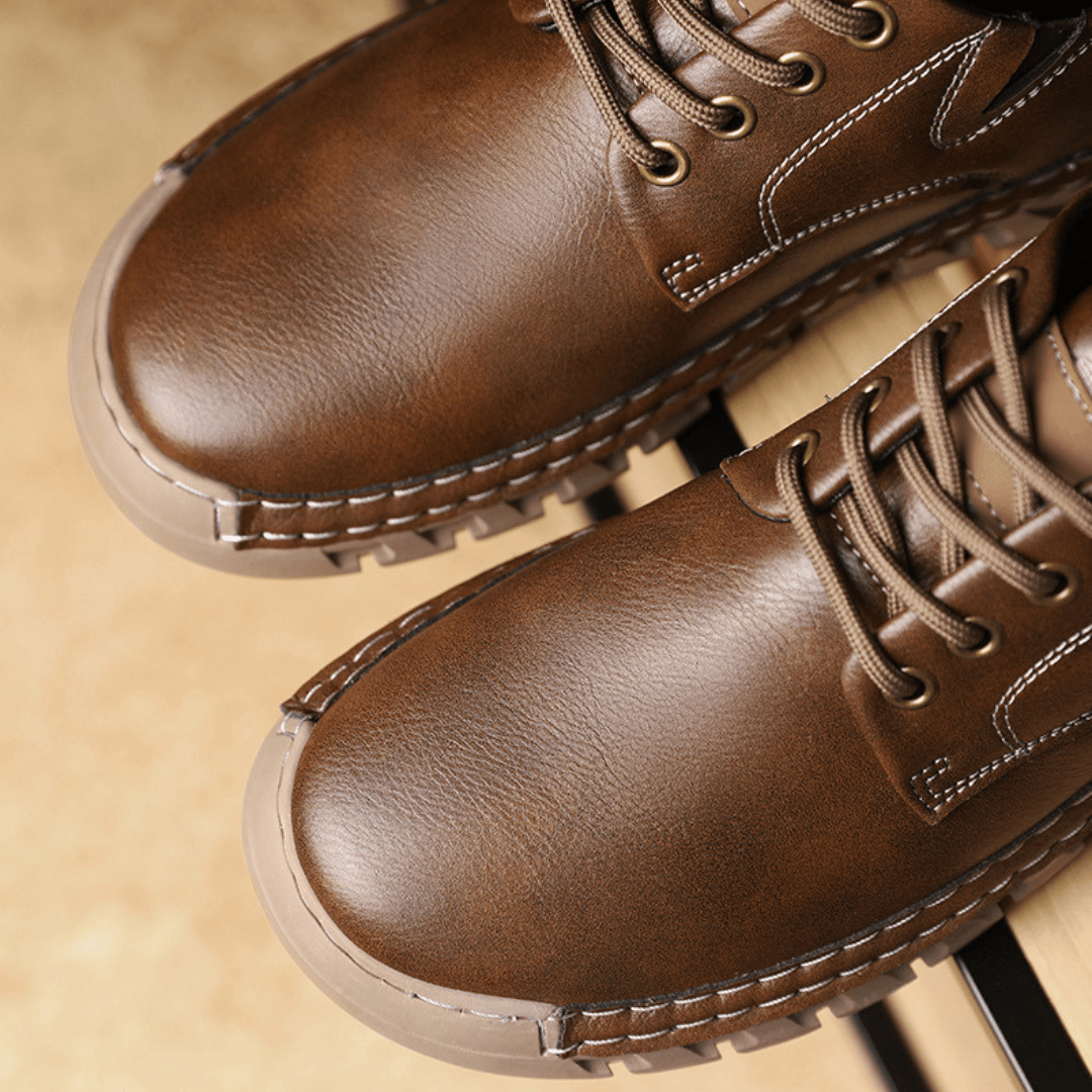 The Weston Leather Sneaker - Greyson Vale