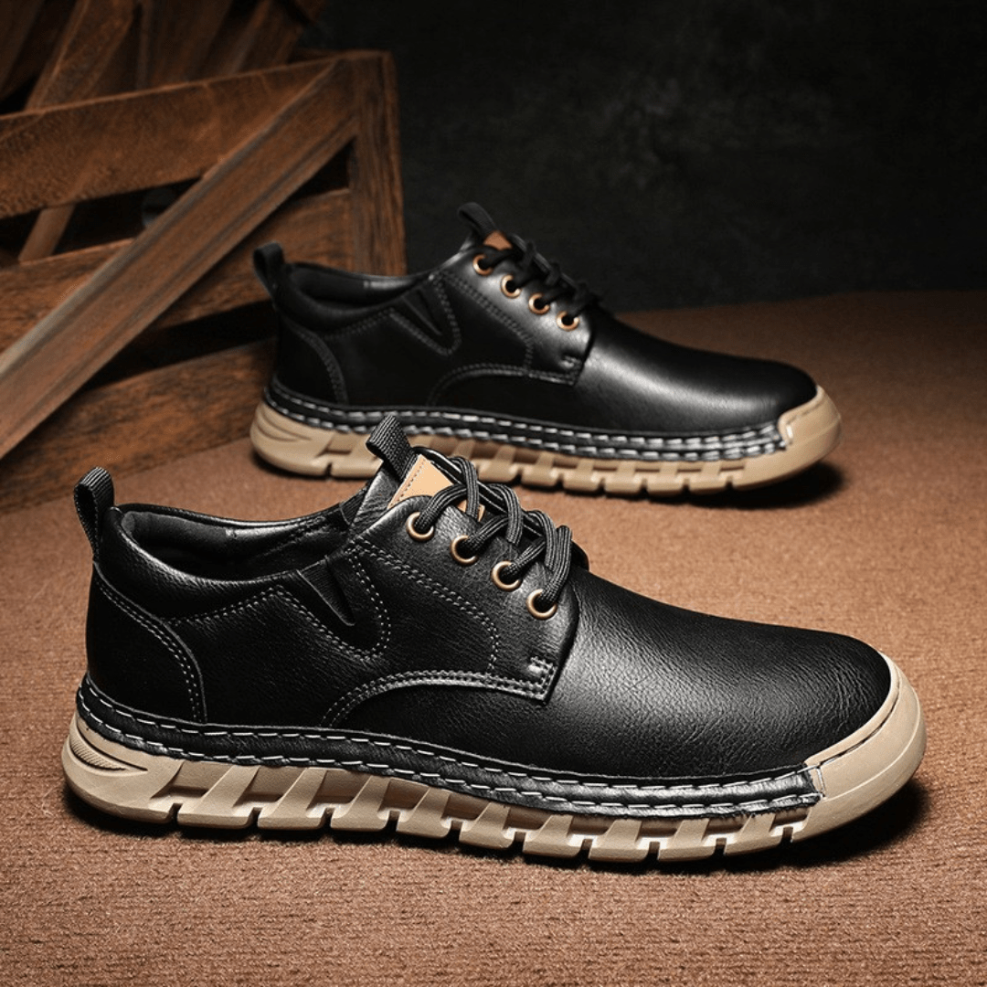 The Weston Leather Sneaker - Greyson Vale