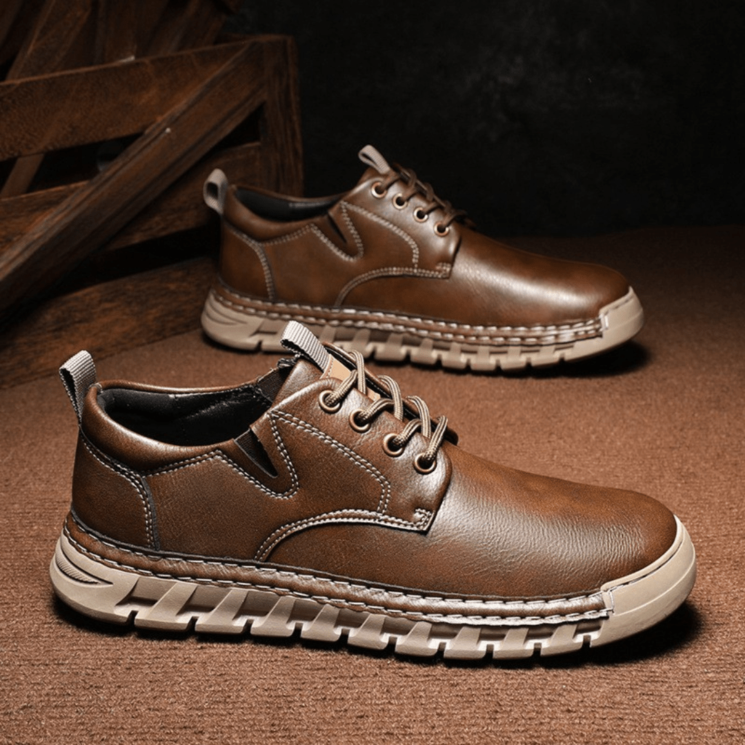 The Weston Leather Sneaker - Greyson Vale