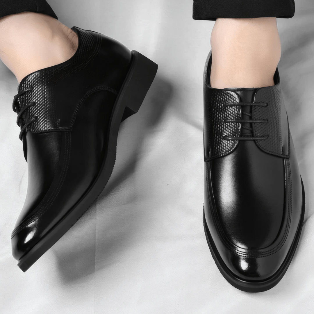 The Winslow Leather Derby - Black - 7