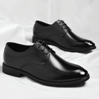 The Winslow Leather Derby - Black - 7