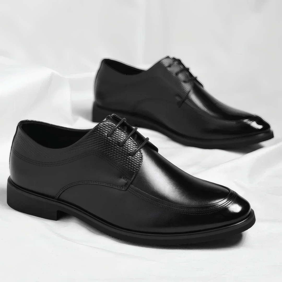 The Winslow Leather Derby - Black - 7