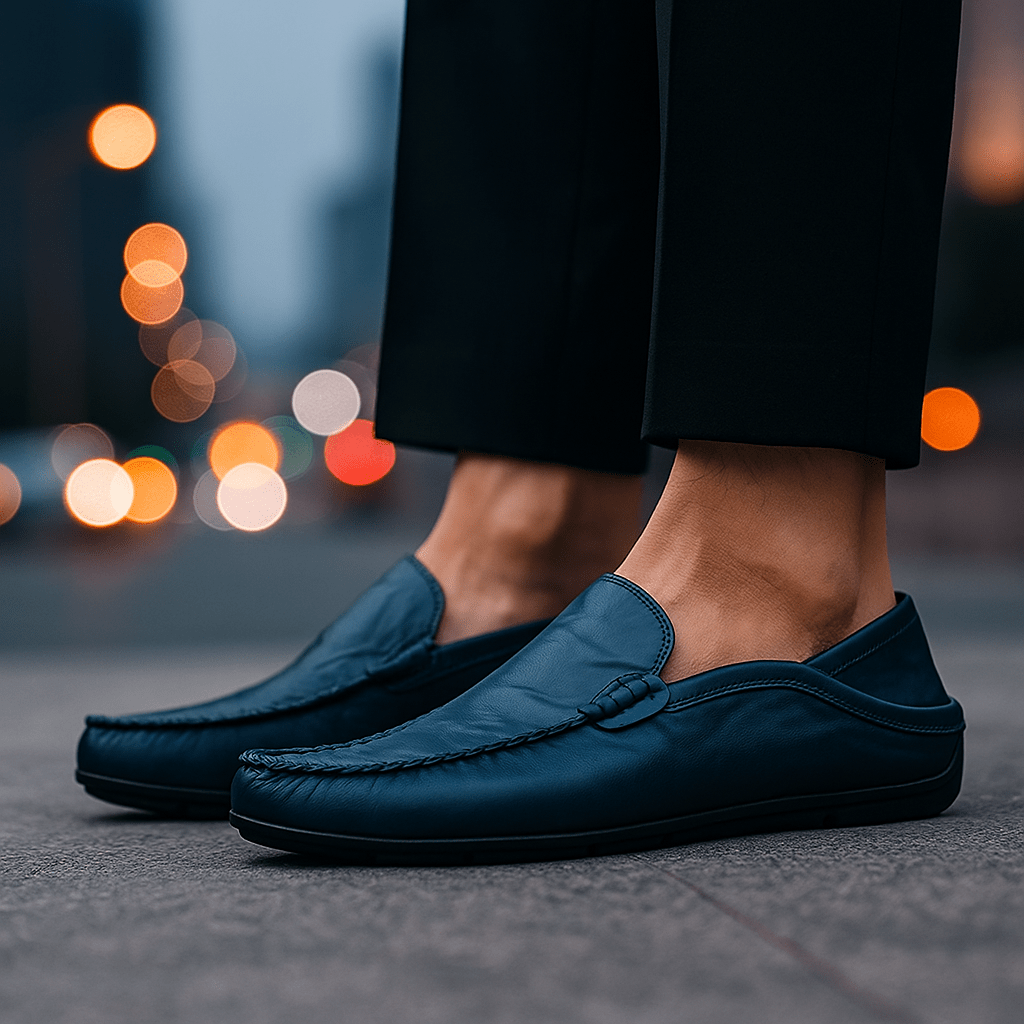 Theodore Leather Driving Loafers - Greyson Vale