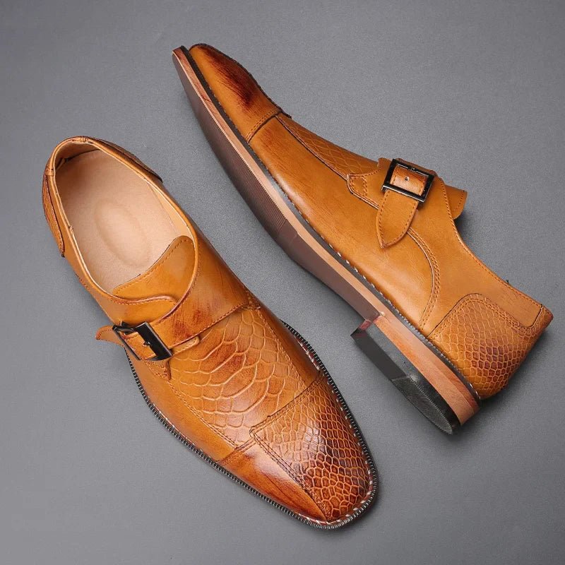 Vincent Crocodile Leather Oxford - Greyson Vale